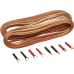 Lautsprecher-Kabel-Set 2x0,75mm²