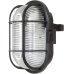 ISO-Oval-Armatur 60W Schwarz