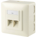 Digitus Cat 5e Ral1013 Ap-Netzwerkdose