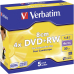Verbatim DVD+RW 1,4GB 8cm 4x 5er Jc