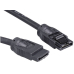 SATA III Kabel Akasa 0,5m Schwarz