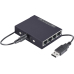 5 Port Switch Metall USB Powered
