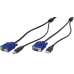KVM-Kabel VGA/USB 3m Digitus