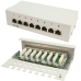 Logilink Cat 6 8 Port Patchfeld Ral 9005