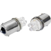 Led-Glühbirne 12V Ba 15s, Weiß