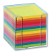 Folia Zettelbox 9902 Rauchglas Einl.Bunt