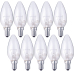 Glühlampe E14 60W Kerze 1000h Klar 10er