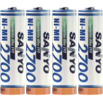 Akku Mignon(AA) 1,2V 2700mAh NiMH SANYO (4St.)