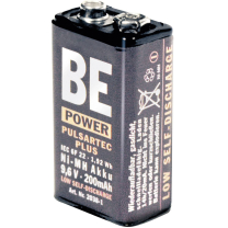 BE Power Akku 9V-Block 9,6V 200mAh NiMH