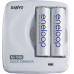 Ladegerät Eneloop Quick Charger + 2x AA 2000mAh