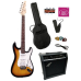 Strat E-Gitarren-Set Sunburst