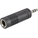 Adapter 3,5mm-Klinke-Stecker/6,3mm-Klinke-Kupplung SpeaKa