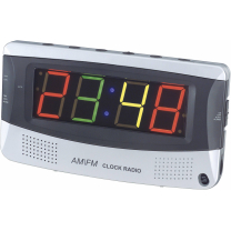 Radio-Wecker Digital mit Multicolor LCD