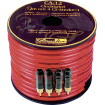 Sinuslive Cinch-Kabel Ca-12 12 M mit 4 Cinchstecker