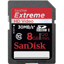 Sandisk Sdhc Karte 8GB Extreme Hd Video