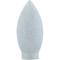 Halogenleuchtenglas Kerzenform eismatt Paulmann