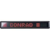 LED-Laufschrift, Rot