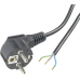 Anschlussleitung H03VV-F 3x0,75 Winkel schwarz