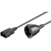 Adapterkabel Kaltgeräte-Stecker Schutzkontakt-Kupplung Adapterkabel Kaltgeräte-Stecker Schutzkontakt-Kupplung