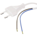 Euro-Anschlusskabel H03vvh2-F2, 2,0m,ws Euro-Anschlusskabel H03vvh2-F2, 2,0m,ws