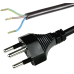 Netzanschlussleitung Schweiz 3g0,75, 2m Sw