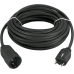 Verlängerungskabel H05VV-F3G1,5 10m schwarz Verlängerungskabel H05VV-F3G1,5 10m schwarz