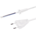 Anschlussleitung H03VVH2-F 2x0,75 Euro-Kabel mit Tülle Weiß 1, Anschlussleitung H03VVH2-F 2x0,75 Euro-Kabel mit Tülle Weiß 1,