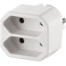 Eurostecker 2-Fach Weiß