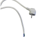 Anschlussleitung H05VV-F 3x1,5 Winkel weiss 5m Anschlussleitung H05VV-F 3x1,5 Winkel weiss 5m