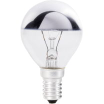 Gl&uuml;hlampe E14 25W 230V Silber Tropfenform OSRAM
