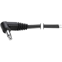 Kabel mit 3,5mm-Klinke-Stecker Mono gewinkelt 1,2m