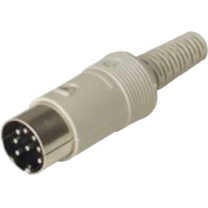 Hirschmann DIN-Stecker 4-polig MAS 40 Grau