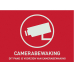 Aufkleber Videoüberwachung 148x105mm