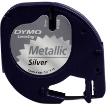 Dymo Band Silber-Metallic