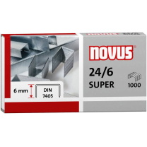 Novus HEFTKLAMMER 24/6 DIN 1000ST