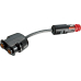 ProCar 2fach Verteiler Universal-Sicherheitsstecker zu 2 Normsteckdosen 16 A