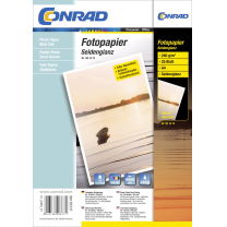 Conrad Fotopapier A4,240g,25 Blatt, seidenglanz