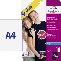 Avery-Zweckform Avery Textilfolie Farbe Md1004 - 8 Bl