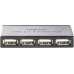 4 Port USB 2.0 Hub mit Netzteil