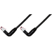 Patchkabel Cat6a S/Ftp 2xgewinkelt 30m