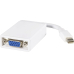 Monitorkabel Mini DisplayPort Stecker/VGA-Kupplung 7cm Weiß