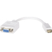 Mini-Dvi/Vga Adapterkabel Weiss 0,2m