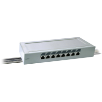 Mini Patchpannel Cat 6 Hutschiene 8 Port