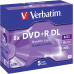 Verbatim DVD+R Dl 8,5GB 8x 5er Jewelcase