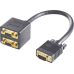 Vga Splitter-Kabel 20cm Scwarz