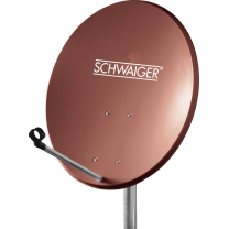 Schwaiger SAT-Spiegel 60cm Ziegelrot