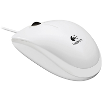 Logitech Optical Mouse B110 Weiss