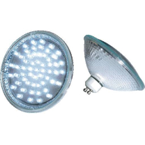SLV LED-Leuchtmittel GU10 3,8W 230V/50Hz 30&deg; &Oslash;111mm Wei&szlig;