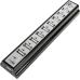 LogiLink 10 Port USB 2.0 Hub mit Netzteil schwarz
