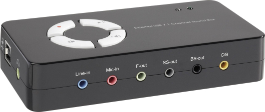 Usb-Soundbox 7.1 Schwarz Usb-Soundbox 7.1 Schwarz